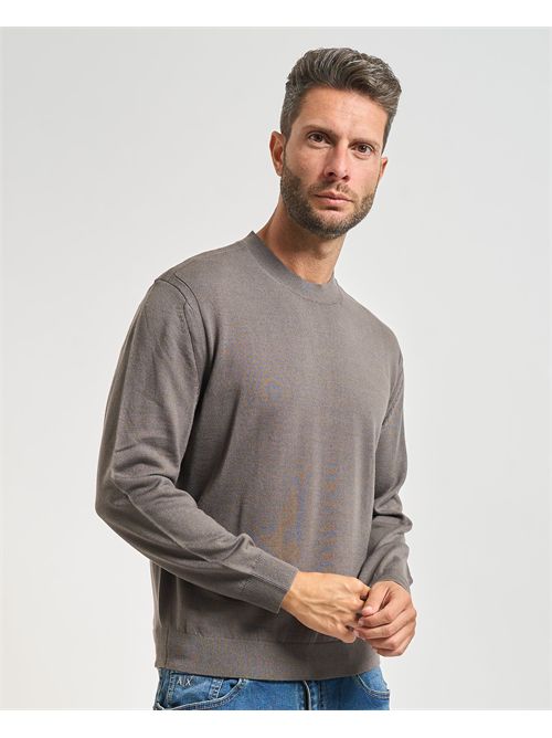 Men's Armani Exchange crew neck sweater in wool blend ARMANI EXCHANGE | XM001878-AF11982U8092